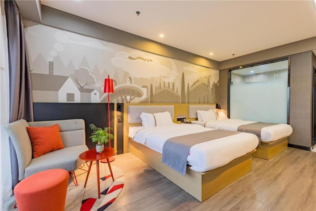 Thank Inn Hotel Hubei Wuhan Caidian Zhong Fa Xincheng Tongji Εξωτερικό φωτογραφία