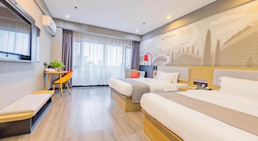 Thank Inn Hotel Hubei Wuhan Caidian Zhong Fa Xincheng Tongji Εξωτερικό φωτογραφία